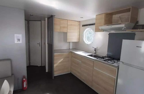 Bizanet House | Ushuaïa Villages Camping Figurotta * - Mobile Home Mistral 35m² - 2 bedrooms + air conditioning + covered terrace for 6 people