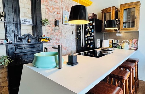 Liepaja Apartment | Charming Art Studio in Vibrant Downtown Liepaja – Your Creative Retreat Awaits!