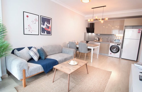 Uludag Apartment | Bright & Cozy 1Bdr near Biz Cevahir Haliç Mall