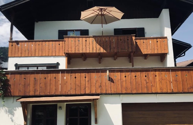 Apartment with balcony and Watzmann view