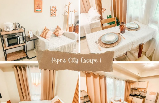 Cozy 1-bedroom condo in Makati with Pool, Gym, Sauna, WiFi, AC, and Netflix