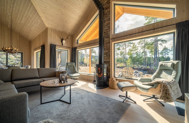 Enjoy a wonderful view from the residence in Vrådal.