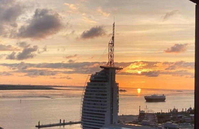 Über den Dächern von Bremerhaven
