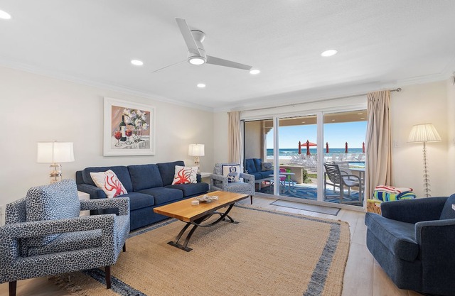 🌊Oceanfront 1st Floor Luxury Condo | Awesome Amenities | Sandpiper 111🌊