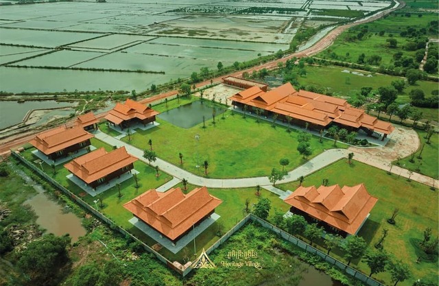 Delightful Private Villa with Air Conditioning in Kampot Province.