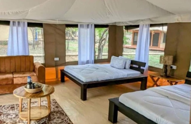 Double G safaris and Camp Mikumi - Luxury Triple Room