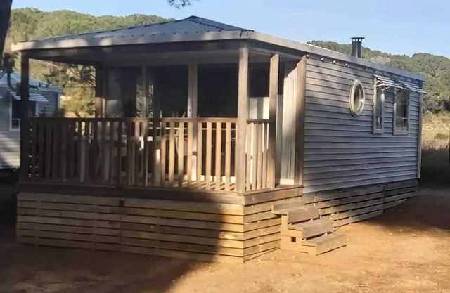 Ushuaïa Villages Camping Figurotta * - Mobile Home Mistral 35m² - 2 bedrooms + air conditioning + covered terrace for 6 people